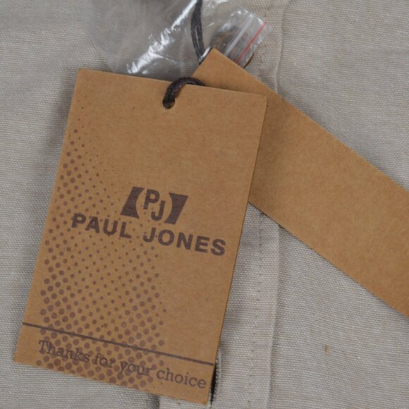 Paul Jones Cotton Linen Blend Long Sleeve Button Down Shirt Mens XXL 2XL NWT - Picture 5 of 12